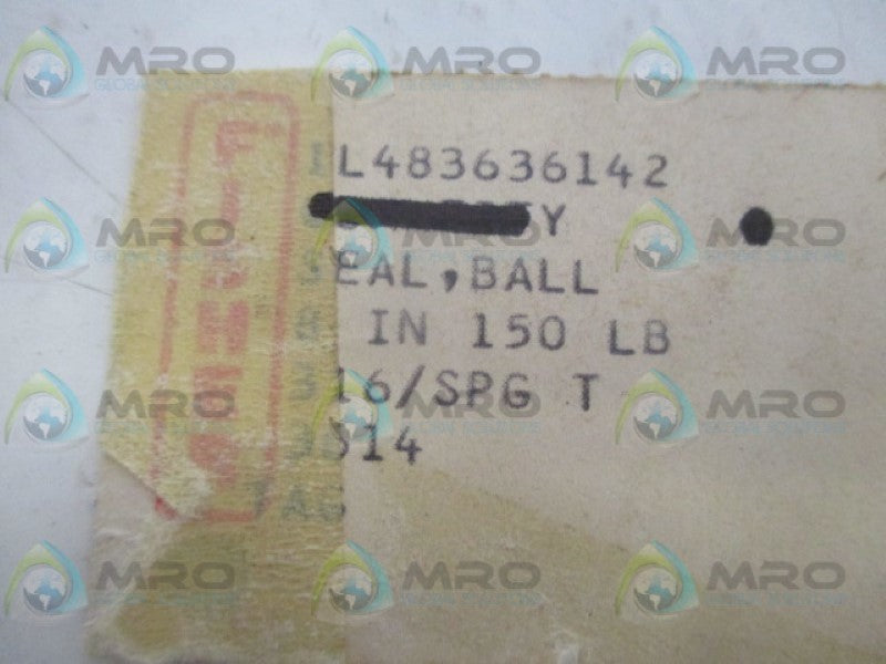 FISHER 1L483636142 BALL SEAL NSNP