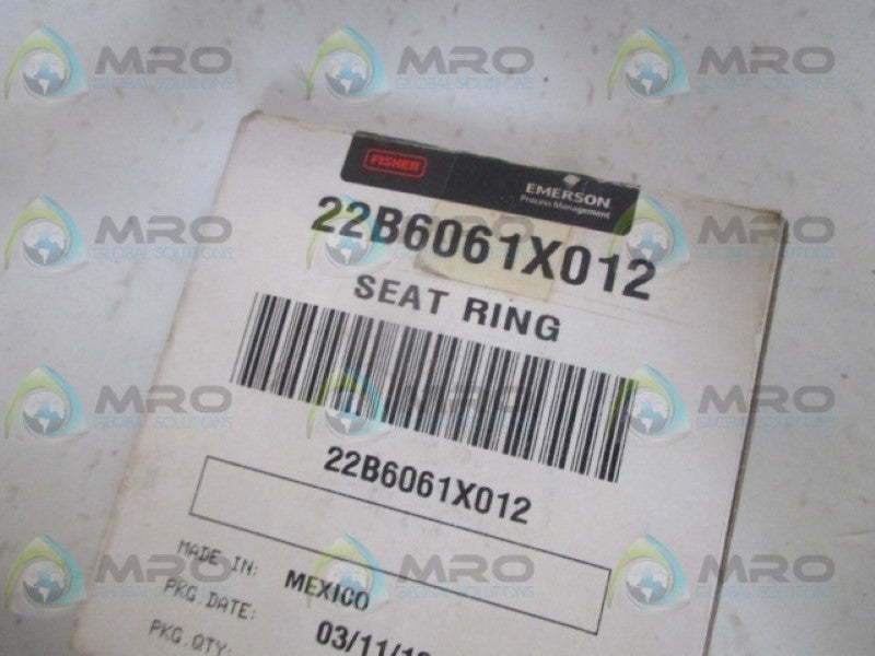 FISHER 22B6061X012 SEAT RING NSMP