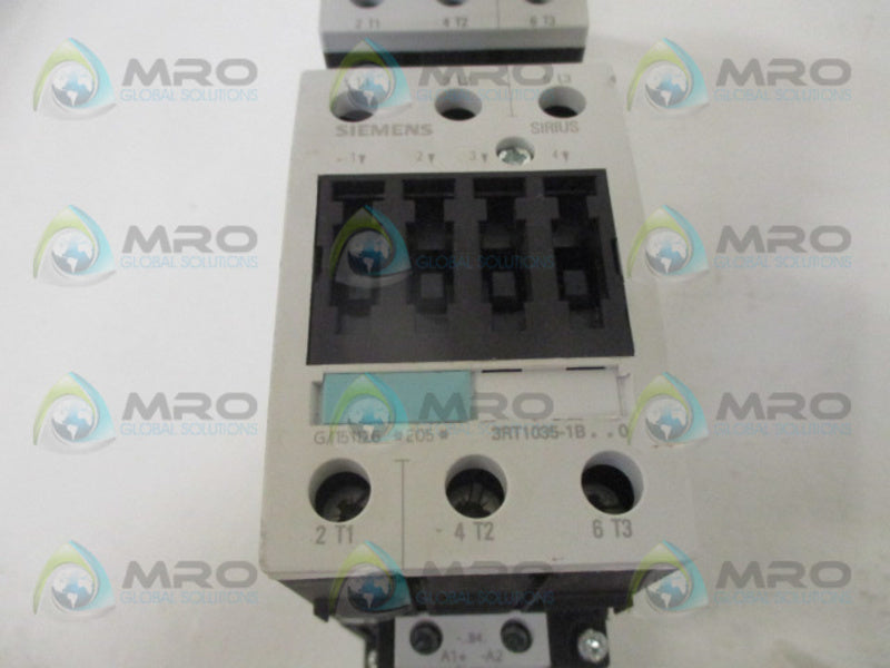 SIEMENS 3RA11304BD350BB4 COMBINATION STARTER  UNMP