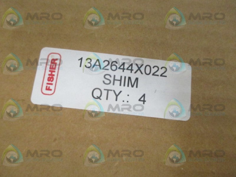 FISHER 13A2644X022 SHIM SEAL (PKG OF 4) NSMP