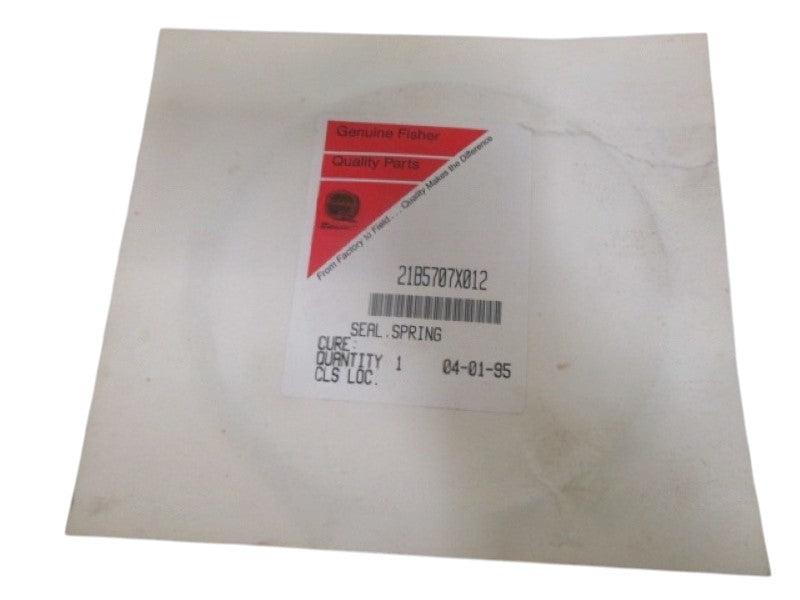 FISHER 21B707X012 SPIRAL SEAL NSMP