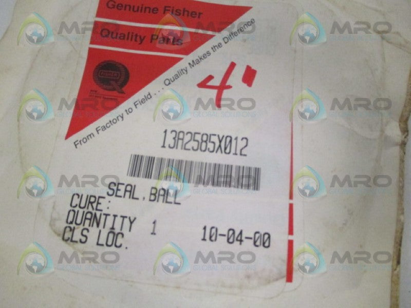 FISHER 13A2585X012 BALL SEAL NSMP