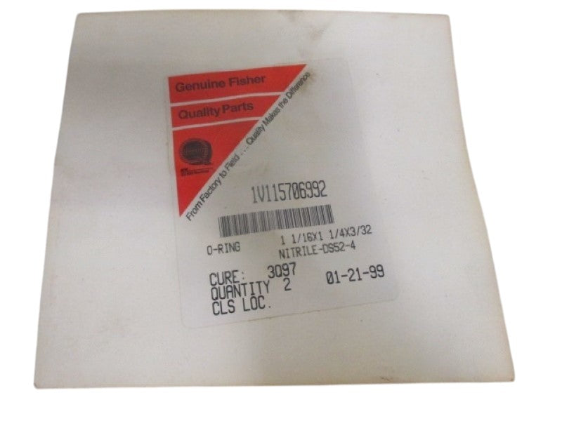 FISHER 1V115706992  O-RING (PKG OF 2) NSMP