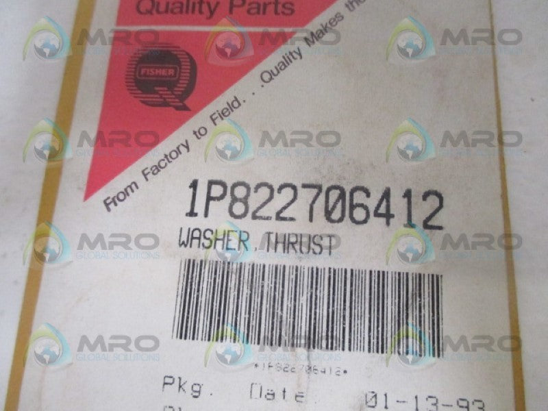 FISHER 1P822706412 THRUST WASHER NSMP