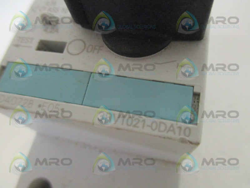 SIEMENS 3RV1021-0DA10 MOTOR PROTECTOR (AS PICTURED) NSNP