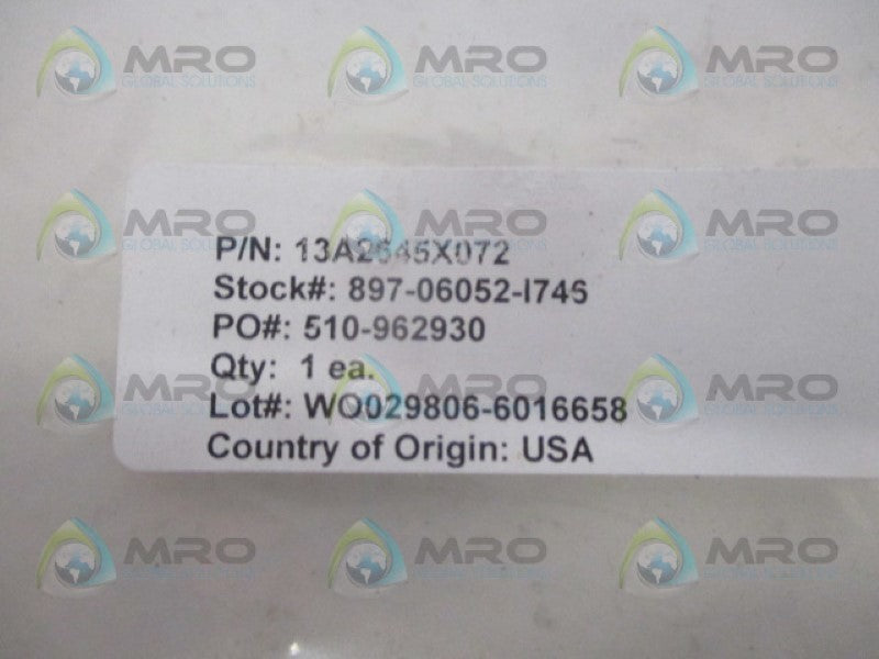 FISHER 13A2645X072 BALL SEAL *NEW IN FACTORY BAG*