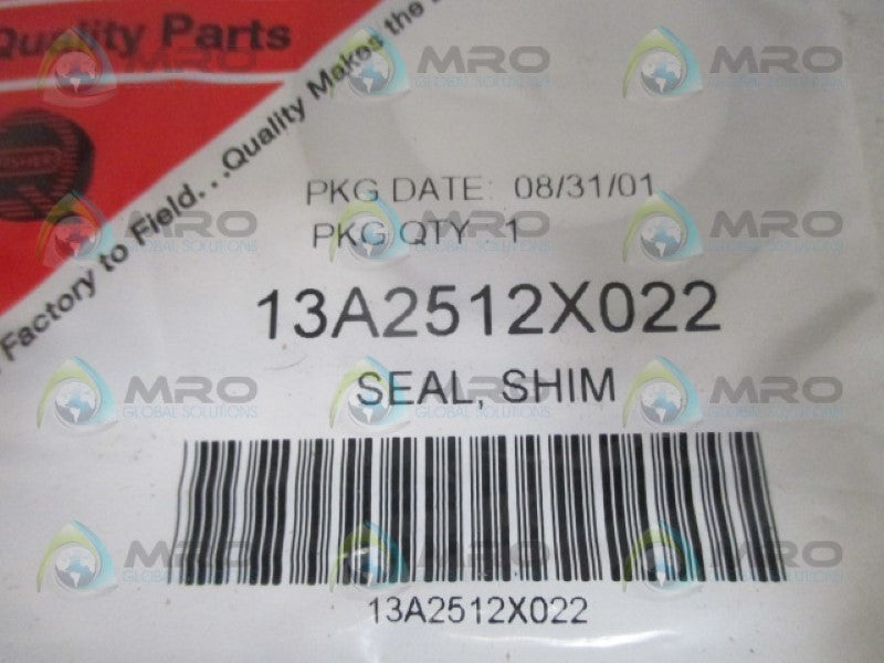 FISHER 13A252X022 SHIM SEAL NSMP