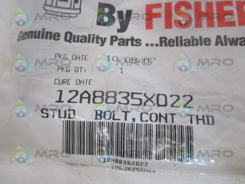 FISHER 12A8835X022 CONT, BOLT STUD NSMP