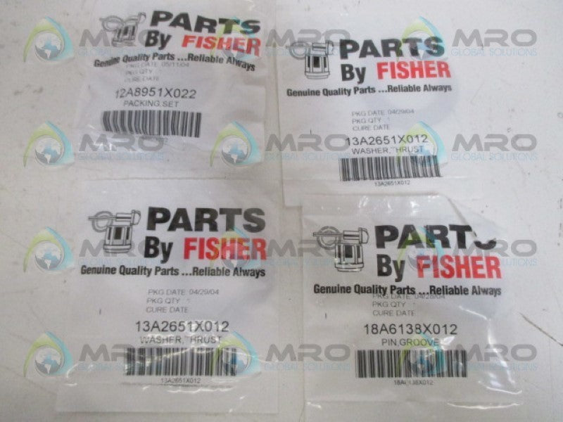 FISHER RV100X00C72 VALVE REBUILD REPAIR KIT NSMP