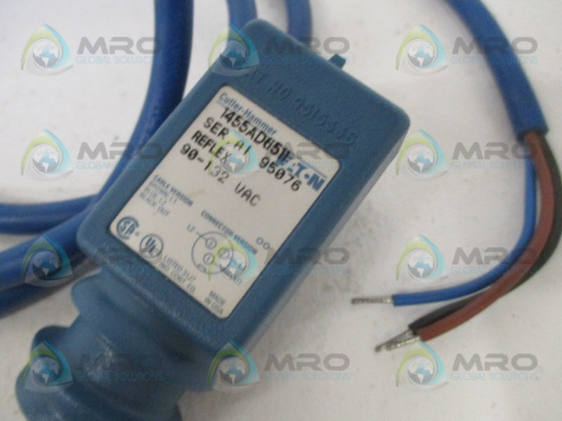 CUTLER HAMMER 1455AD6511 PHOTOELECTRIC SENSOR (MISSING ACCESSORIES) NSNP