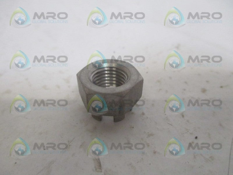 FISHER 1E5034X0012 CASTLE HEX NUT NSNP
