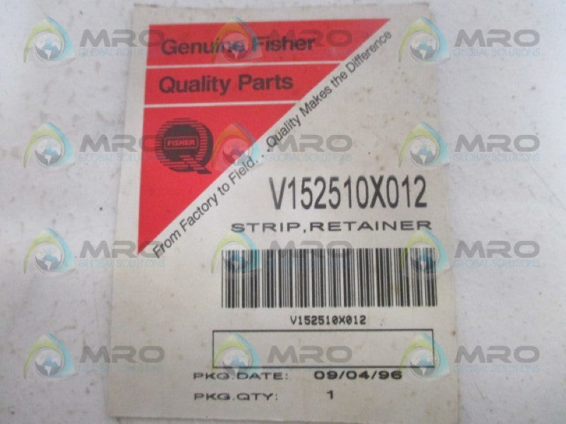 FISHER V152510X012 RETAINER STRIP NSNP