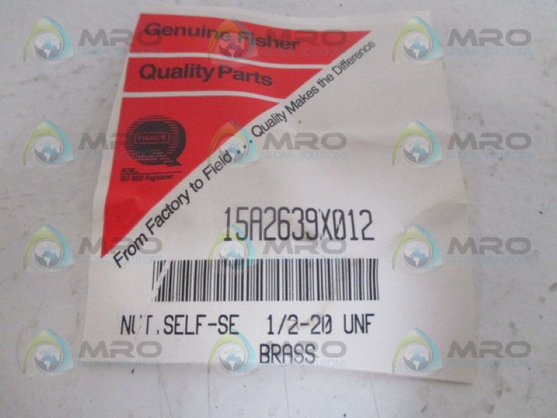 FISHER 15A26390X012 SELF NUT  NSNP