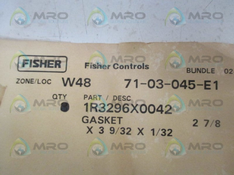 FISHER 1R3926X0042 GASKET NSNP