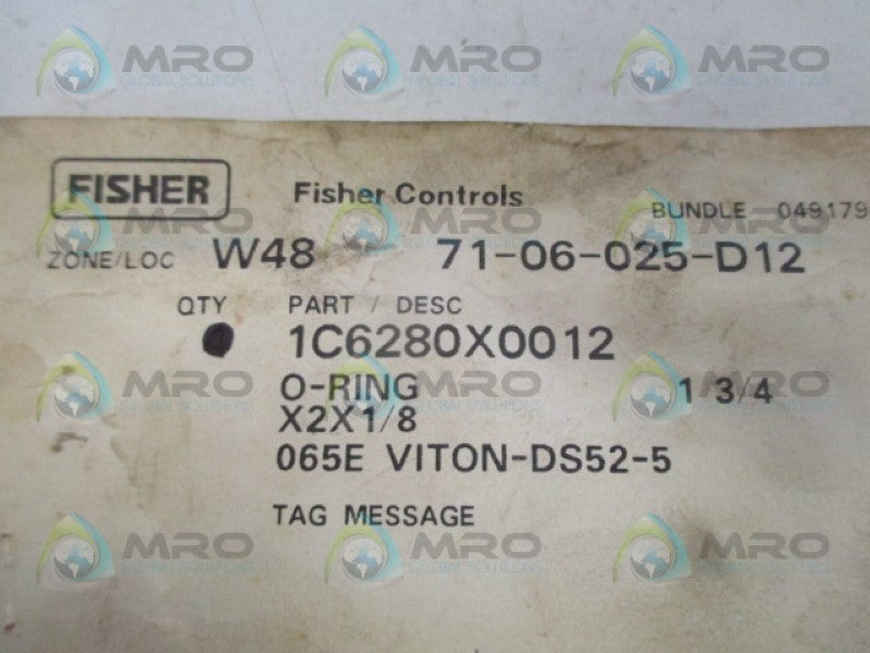 FISHER 1C6280X012 O-RING NSNP