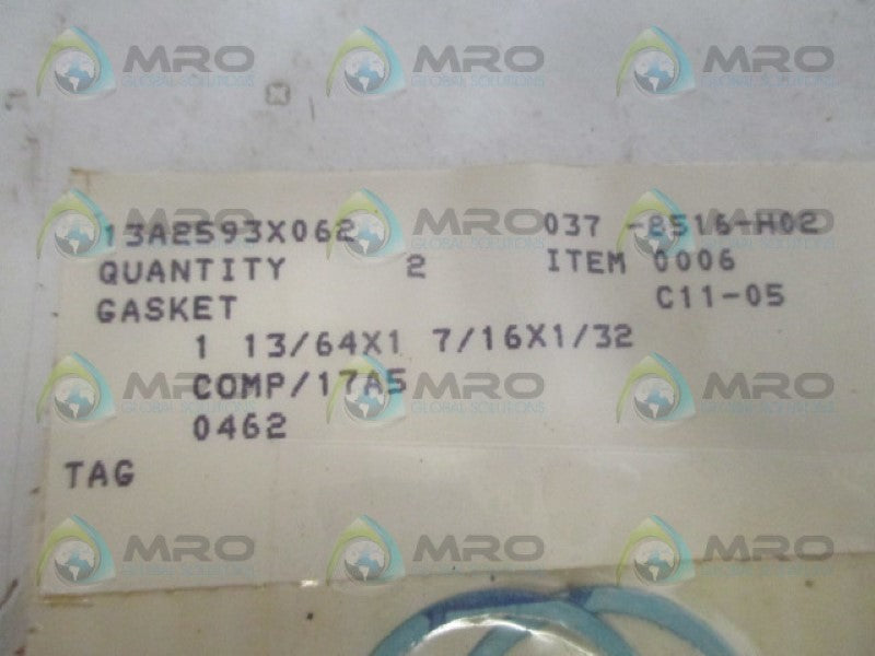 FISHER 13A2593X062 GASKET (PKG OF 2) NSMP