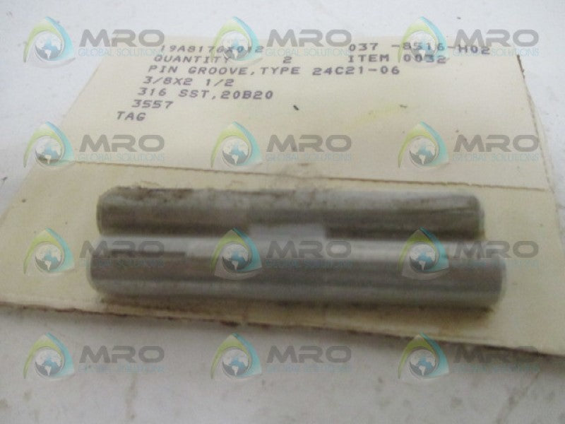 FISHER 19A8176X012 GROOVE PIN (PKG OF 2) NSMP