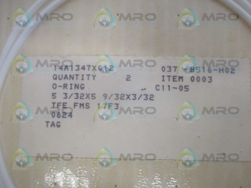 FISHER 14A1347X012 O-RING (PKG OF 2) NSNP IN ORGINAL PACKAGE