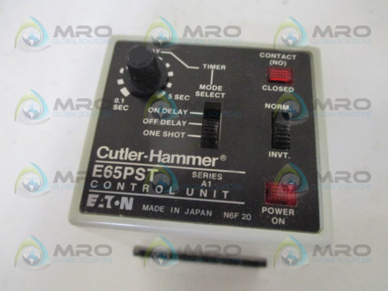 CUTLER HAMMER E65PST PHOTOELECTIC SENSOR WITH DELAY TIMER  NSNP