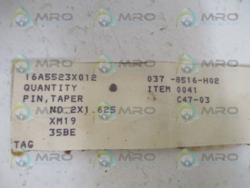 FISHER 16A5523X012 TAPER PIN NSNP