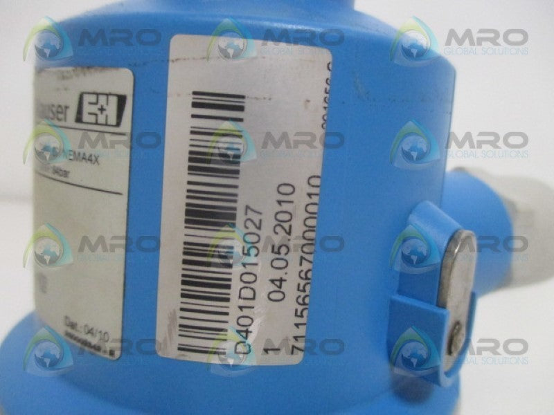 ENDRESS+HAUSER FTL51-AGN5CE4E4A LEVEL SWITCH NSNP