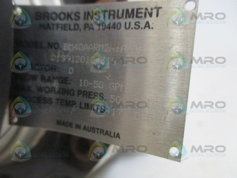 BROOKS BM40AARM2N1AVAA OVAL GEAR METER NSNP