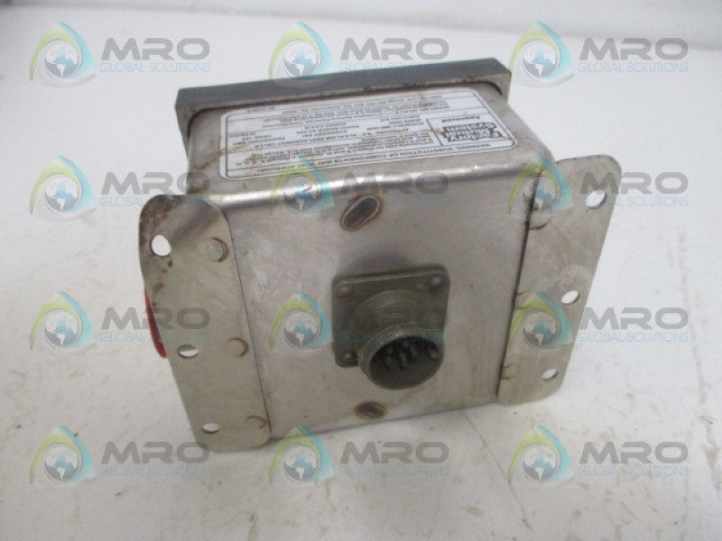 FACTORY MUTUAL SYSTEM DT-83-X1-Y TEMPERATURE READOUT (AS PICTURED) UNMP