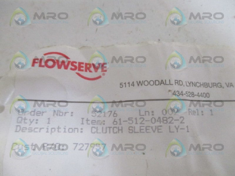 FLOWSERVE 52176 CLUTCH SLEEVE NSNP