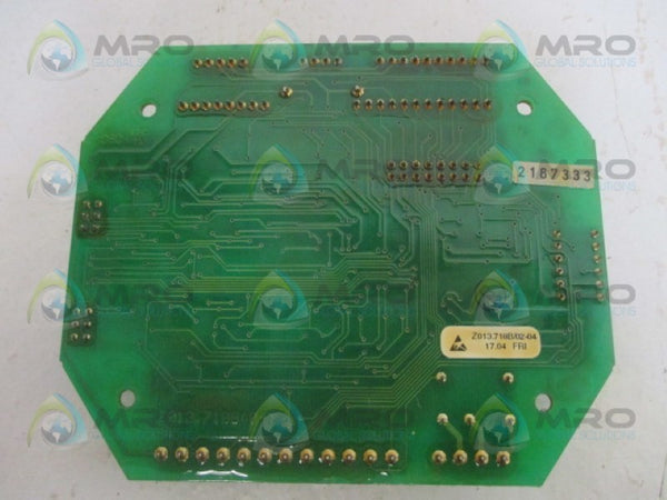 AUMA Z013.718B/02-04 ACTUATOR BOARD  UNMP