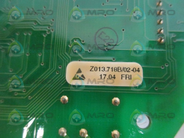 AUMA Z013.718B/02-04 ACTUATOR BOARD  UNMP