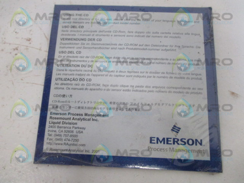 ROSEMOUNT EMERSON 93-0001 '02  NSMP