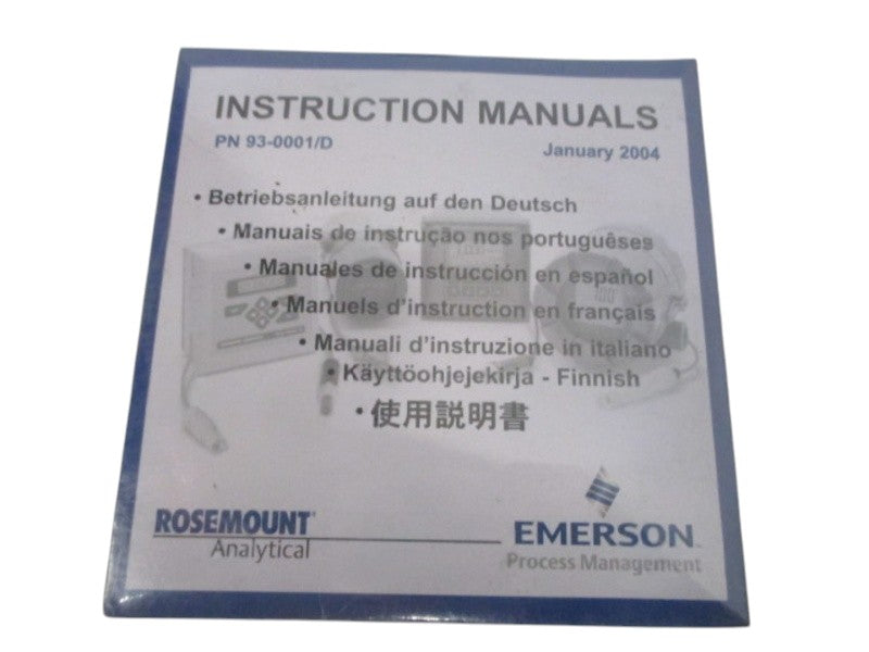 ROSEMOUNT EMERSON 93-0001/D  NSMP