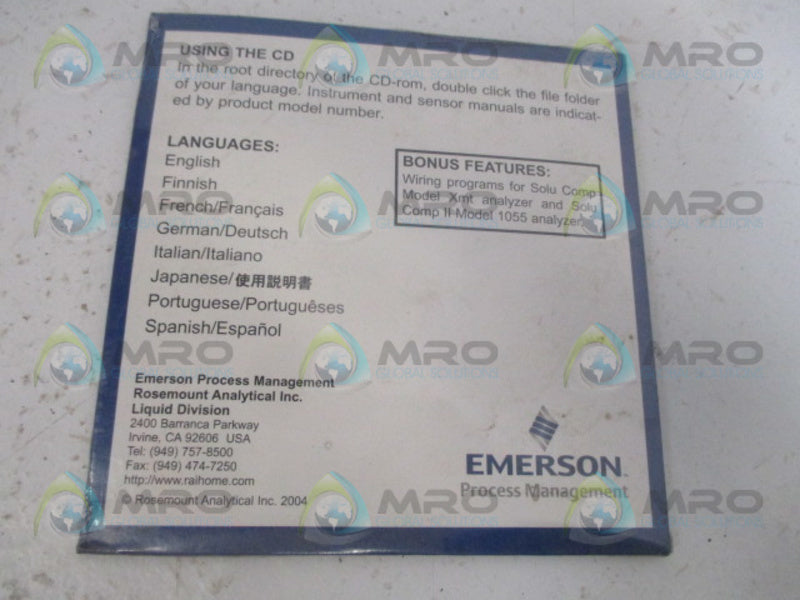 ROSEMOUNT EMERSON 93-0001/D  NSMP