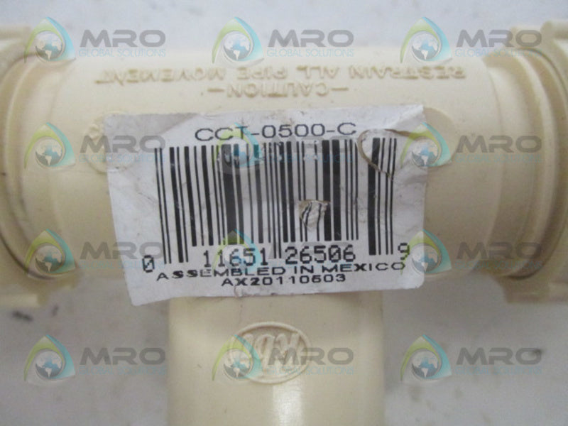 KBI CCT-0500-C 1/2" COMPRESSION COUPLING TEA NSNP