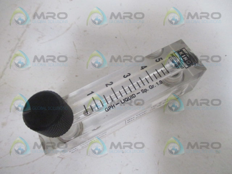 KING INSTRUMENT 75303322C00 AIR FLOW METER GAUGE 125PSI NSNP