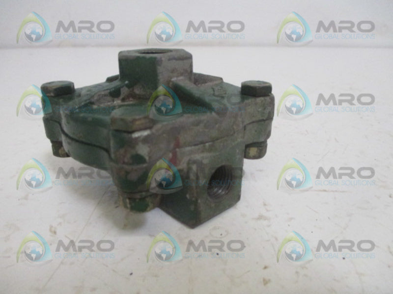 ASCO V0431 QUICK EXHAUST SHUTTLE VALVE 1/4" UNMP