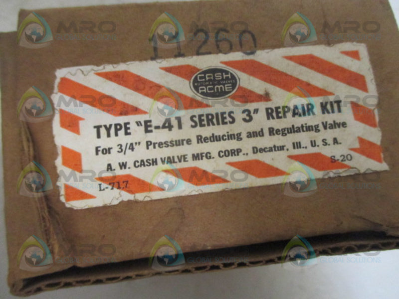 CASH AUTOMATIC VALVES ACME 11260 3/4" REPAIR KIT NSMP