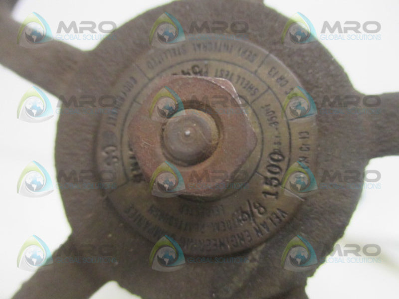 VALVES ENGINEERING 374B VALVE 3/8" 1500PSIG UNMP