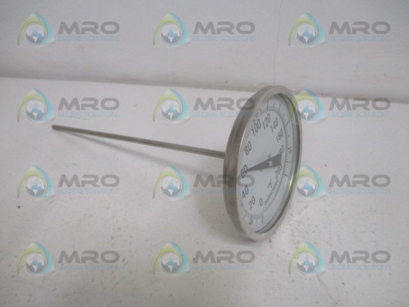 ASHCROFT 50CI60R120-0/200 BIMETAL THERMOMETER 5" NSMP