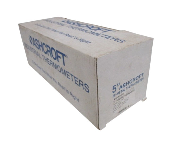 ASHCROFT 50CI60R120-0/200 BIMETAL THERMOMETER 5" NSMP