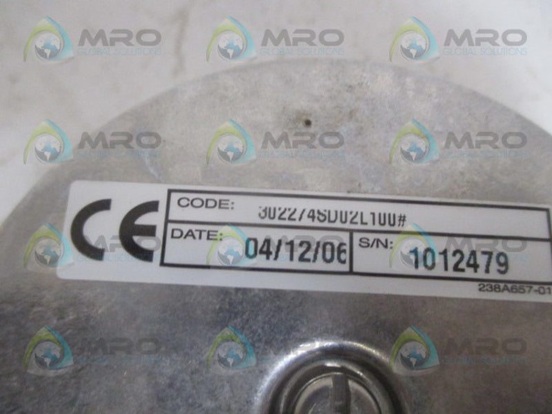 ASHCROFT 302274SD02L-100# NSMP