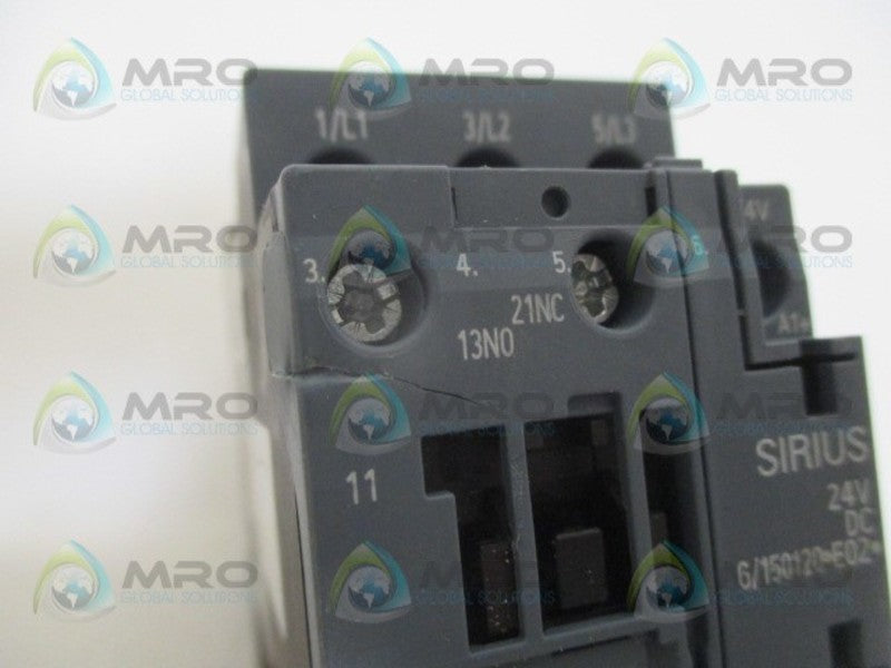 SIEMENS 3RT2026-1BB40 CONTACTOR (AS PICTURED) UNMP