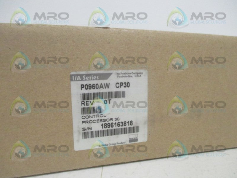 FOXBORO P0960AW CP30 CONTROL PROCESSOR NSMP