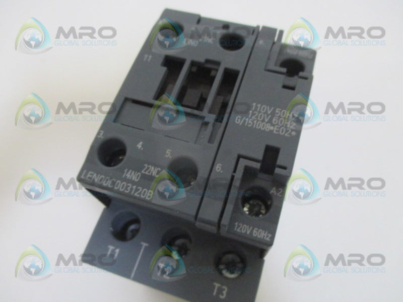 SIEMENS LEN00C003120B CONTACTOR UNMP
