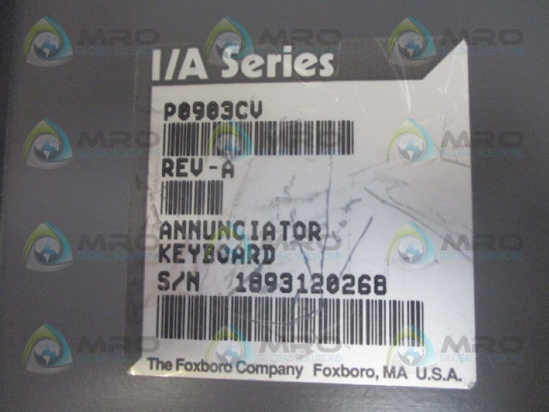 FOXBORO P0903CV ANNUNCIATOR KEYBOARD NSNP
