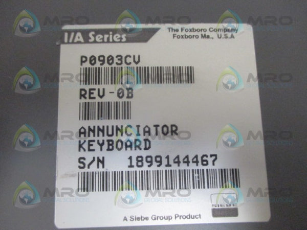 FOXBORO P0903CV ANNUNCIATOR KEYBOARD NSMP