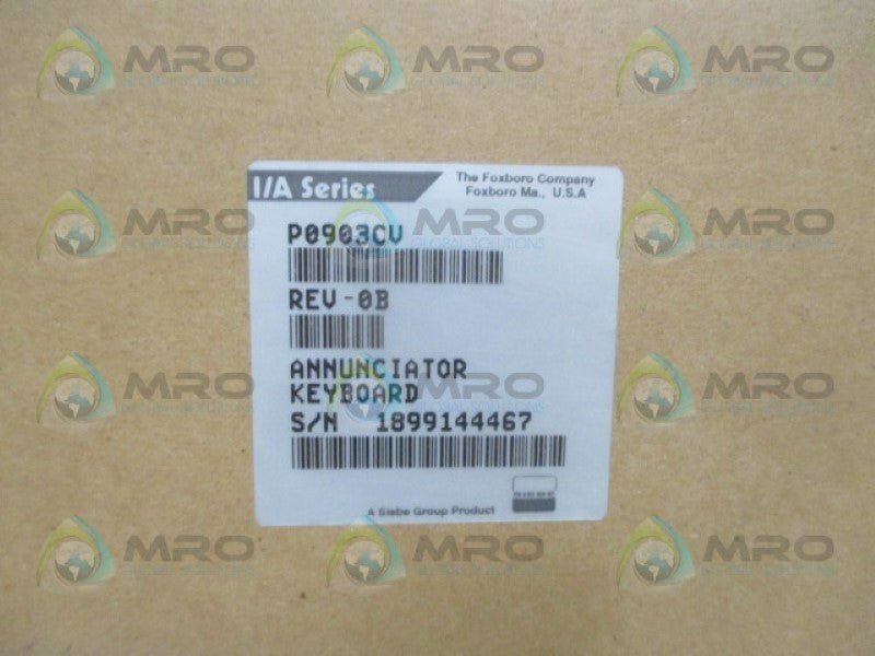 FOXBORO P0903CV ANNUNCIATOR KEYBOARD NSMP