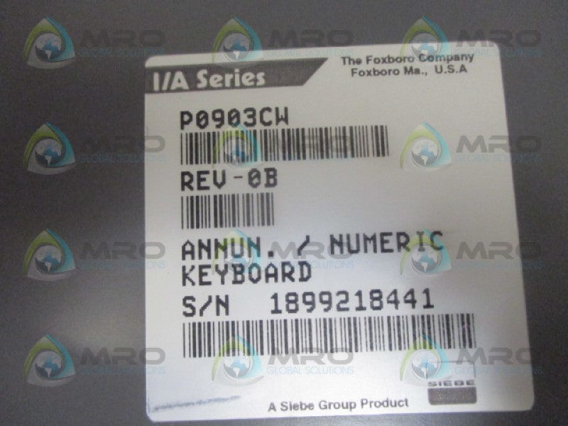 FOXBORO P0903CW ANNUNCIATOR/NUMERIC KEYBOARD NSMP