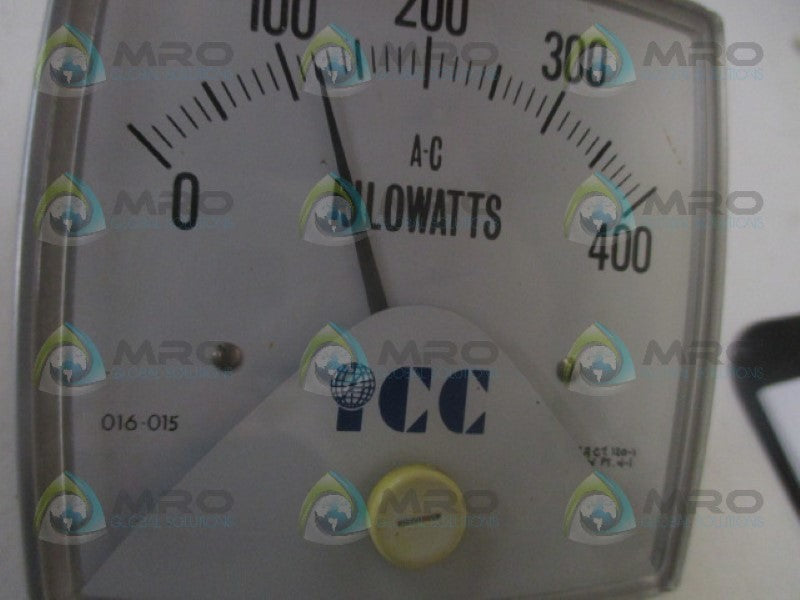 ICC 055014X/8-25 PANEL METER 0-400 AC KW NSNP