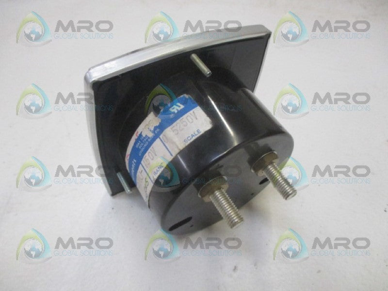 SIEMENS 016-02VA-PZUJ  PANEL METER 0-5.25 AC KV NSNP